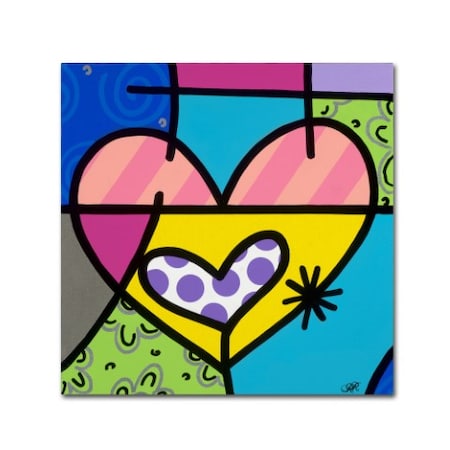 Roberto Rafael 'Big Heart I' Canvas Art,24x24